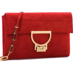 Torebka COCCINELLE - DD6 Arlettis Suede E1 DD6 19 01 01 Coquelicot R09. Czerwone torebki klasyczne damskie Coccinelle, ze skóry. Za 1149,90 zł.
