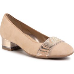 Półbuty ARA - 12-11836-13 Camel/Platin. Brązowe półbuty damskie ara, bez wzorów, ze skóry, eleganckie, bez obcasa, na obcasie, bez zapięcia. Za 399,00 zł.