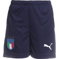 Puma FIGC ITALIEN Krótkie spodenki sportowe peacoat. Niebieskie spodenki chłopięce Puma, z materiału, sportowe. Za 149,00 zł.