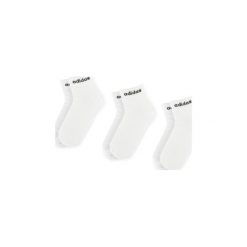 ADIDAS CF3386 39-42. Białe skarpetki męskie Adidas, bez wzorów, z bawełny. Za 29,99 zł.