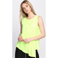 Bluzki asymetryczne: Jasnozielona Bluzka Sweet Miami