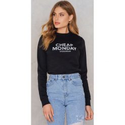 Bluzy rozpinane damskie: Cheap Monday Bluza Win Doodle Logo – Black