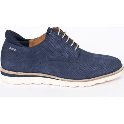 Pepe Jeans - Półbuty. Niebieskie mokasyny męskie Pepe Jeans, z jeansu, casualowe. W wyprzedaży za 349,90 zł.