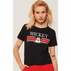 T-shirt Disney - Czarny. Czarne t-shirty damskie marki House, l, z motywem z bajki. Za 39,99 zł.