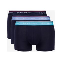 Tommy Hilfiger 3-pack Bokserki Niebieski. Niebieskie bokserki męskie TOMMY HILFIGER, bez wzorów, z elastanu. Za 171,95 zł.