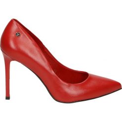 Czółenka - 3700-F5S2 ROS. Różowe buty ślubne damskie Venezia, ze skóry. Za 299,00 zł.