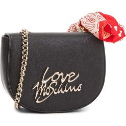 Torebka LOVE MOSCHINO - JC4053PP15LE000B Nero/Logo Oro. Czarne torebki klasyczne damskie Love Moschino, ze skóry ekologicznej. W wyprzedaży za 399,00 zł.