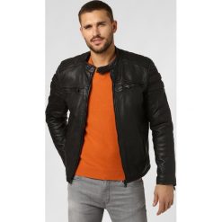 Superdry - Męska kurtka skórzana – Endurance Indy, czarny. Czarne kurtki męskie Superdry, xl, bez wzorów, bez kaptura. Za 999,95 zł.