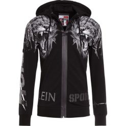 Bejsbolówki męskie: Plein Sport HOODIE MILOS Bluza rozpinana black