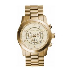 Zegarek damski Michael Kors Runway Chronograph MK8077. Szare zegarki męskie marki Michael Kors. Za 973,00 zł.