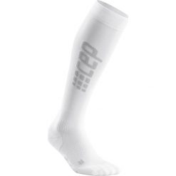 Skarpety Cep Run Ultralight Socks M Szaro-Białe. Szare skarpetki męskie CEP, bez wzorów, ze skóry. Za 199,99 zł.