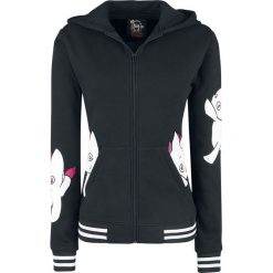 Bluzy rozpinane damskie: Jednorożec Unicorn Daycare Bluza z kapturem rozpinana damska czarny