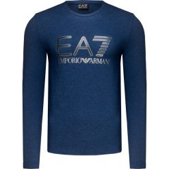 T-shirt EA7 EMPORIO ARMANI Niebieski. Niebieskie t-shirty męskie marki EA7 Emporio Armani, z okrągłym kołnierzem. Za 222,00 zł.