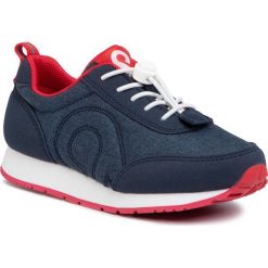 Sneakersy REIMA - Elege 569427 6980. Niebieskie trampki chłopięce Reima, bez wzorów, ze skóry ekologicznej, na sznurówki. Za 219,00 zł.
