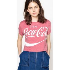 T-shirty damskie: T-shirt wzorzysty z okrągłym dekoltem i krótkim rękawem