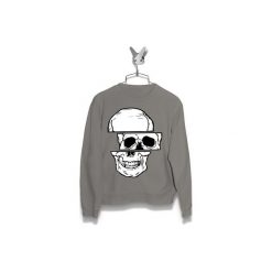 Bluza 3 poziomy czaszki Męska. Czarne bluzy damskie Failfake, s, bez wzorów, bez kołnierzyka, bez rękawów, bez kaptura. Za 170,00 zł.