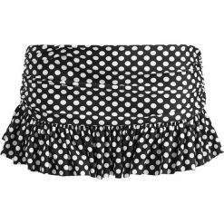 Bikini: Norma Kamali LOW RISE RICHIE BOTTOM Dół od bikini black/white