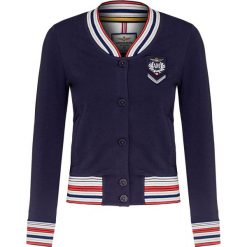 Bluza AERONAUTICA MILITARE Granatowy. Niebieskie bluzy damskie marki Aeronautica Militare, z aplikacjami, z krótkim rękawem, krótkie, bez kaptura. Za 720,00 zł.