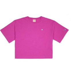 Topy damskie: CHAMPION Champion Crewneck T-Shirt Crop Top Purple m