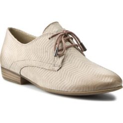 Oxfordy TAMARIS - 1-23304-26 Pepper 324. Brązowe jazzówki damskie marki Tamaris, eleganckie, na obcasie. W wyprzedaży za 189,00 zł.