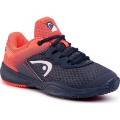 Buty HEAD - Sprint 3.0 275300 Midnight Navy/Neon Red 030. Niebieskie buty sportowe damskie Head, bez wzorów, ze skóry ekologicznej, sportowe, tenisowe. W wyprzedaży za 239,00 zł.
