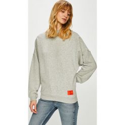 Calvin Klein Underwear - Bluza. Szare bluzy damskie marki Calvin Klein Underwear, m, z bawełny, bez kaptura. Za 269,90 zł.