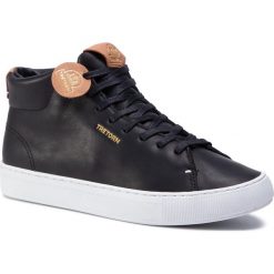 Sneakersy TRETORN - Tournament Leather Hi Wp 480137 Black/White. Czarne sneakersy męskie Tretorn, bez wzorów, ze skóry, bez zapięcia. Za 549,00 zł.