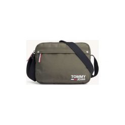 Teczki Tommy Jeans AM0AM04935 COOL CITY. Zielone aktówki męskie Tommy Jeans, bez wzorów, z jeansu. Za 167,67 zł.