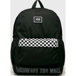 Vans - Plecak. Czarne plecaki damskie Vans, z nadrukiem, z poliesteru. W wyprzedaży za 199,90 zł.