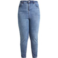 New Look Curves LACE UP SIDE TILLY Jeans Skinny Fit mid blue. Niebieskie rurki damskie New Look Curves, z elastanu. W wyprzedaży za 188,10 zł.
