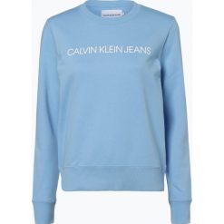 Calvin Klein Jeans - Damska bluza nierozpinana, niebieski. Niebieskie bluzy damskie Calvin Klein Jeans, s, bez wzorów, z jeansu, bez rękawów, bez kaptura. Za 399,95 zł.
