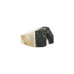 InspiRING Turmalin rozmiar 18. Czarne pierścionki damskie Brazi druse jewelry, z kwarcem. Za 370,00 zł.