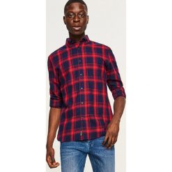 Koszula w kratę regular fit - Czerwony. Czerwone koszule męskie marki Reserved, l. Za 99,99 zł.