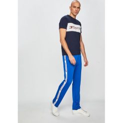 Tommy Sport - Spodnie. Niebieskie spodnie męskie Tommy Sport, s, bez wzorów, z poliesteru, sportowe. W wyprzedaży za 289,90 zł.