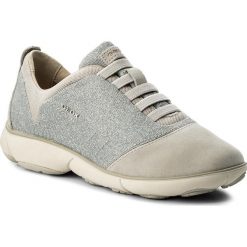 Półbuty GEOX - D Nebula G D641EG 0EW22 C1121 Silver/Off White. Brązowe półbuty damskie skórzane Geox, na płaskiej podeszwie. W wyprzedaży za 339,00 zł.