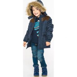 Lemon Explore - Kurtka dziecięca 86-116 cm. Szare kurtki chłopięce LEMON explore, bez wzorów, z bawełny, długie, bez kaptura. W wyprzedaży za 99,90 zł.