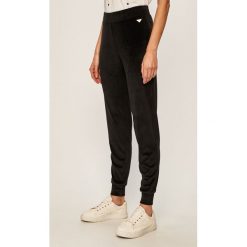 Emporio Armani - Spodnie. Czarne spodnie damskie Emporio Armani, s, z elastanu. Za 359,90 zł.
