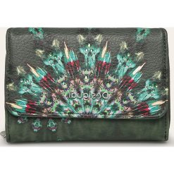 Desigual - Portfel. Niebieskie portfele damskie Desigual, bez wzorów, z poliesteru. W wyprzedaży za 149,90 zł.