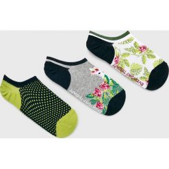 Medicine - Stopki Basic (3-pack). Skarpetki damskie MEDICINE, bez wzorów, z elastanu. Za 39,90 zł.