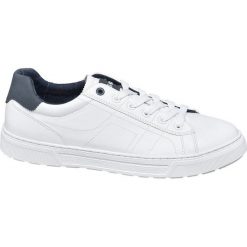 Sneakersy męskie Memphis One białe. Białe sneakersy męskie Memphis One, bez zapięcia. Za 99,90 zł.