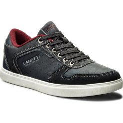Sneakersy LANETTI - MP07-16609-04 Granatowy. Niebieskie sneakersy męskie marki Lanetti, bez zapięcia. Za 119,99 zł.