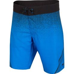 Spodenki plażowe męskie SKMT201 - kobalt allover. Szare spodenki i szorty męskie 4f, na lato, m, bez wzorów, z materiału. Za 79,99 zł.