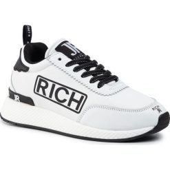 Sneakersy JOHN RICHMOND - 104 D Bianca. Białe półbuty damskie John Richmond, na co dzień, bez wzorów, ze skóry, bez obcasa, bez zapięcia. Za 849,00 zł.