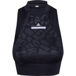 Top ADIDAS BY STELLA McCARTNEY EXCLS Czarny. Czarne topy damskie marki adidas by Stella McCartney, l, z dzianiny, ze stójką. Za 192,00 zł.