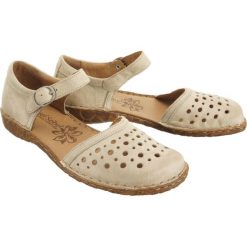 JOSEF SEIBEL 79519 95 230 Rosalie 19 creme, półbuty/sandały damskie. Sandały damskie Josef Seibel, bez wzorów, ze skóry, bez obcasa, bez zapięcia. Za 299,90 zł.