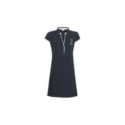 Sukienki krótkie U.S Polo Assn. CHRISTINE DRESS. Niebieskie sukienki damskie U.S. Polo Assn., s, bez wzorów, polo, z krótkim rękawem, krótkie, mini. Za 289,00 zł.