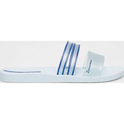 Ipanema - Klapki. Niebieskie klapki damskie Ipanema, bez wzorów, z gumy, bez obcasa, na obcasie. W wyprzedaży za 69,90 zł.
