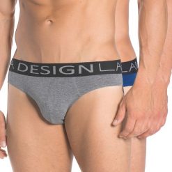 Dwupak slipów LAMA Design Young. Różowe slipy męskie Lama, m, bez wzorów, z dzianiny. Za 40,99 zł.