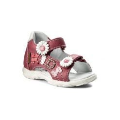 LASOCKI KIDS CI12-2468-11 Różowy ciemny. Różowe sandały dziewczęce Lasocki Kids, ze skóry, bez zapięcia. Za 79,99 zł.