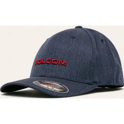 Volcom - Czapka. Czarne czapki damskie Volcom, z aplikacjami, z elastanu. Za 149,90 zł.